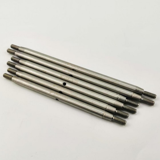 Stainless Steel Crawler Wheelbase Links Set for RBX10 Ryft