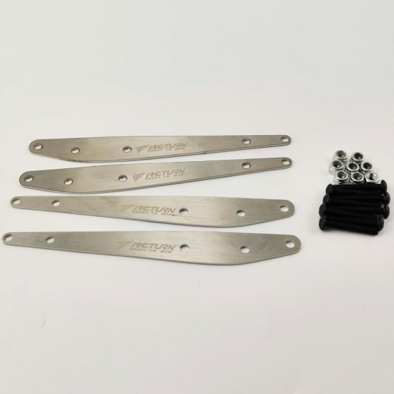 Stainless Rear Lower Link Plate for RBX10 Ryftr
