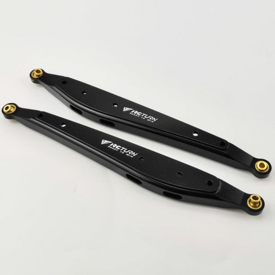 Alloy Rear Lower Trailing Arms - Black for RBX10 Ryft