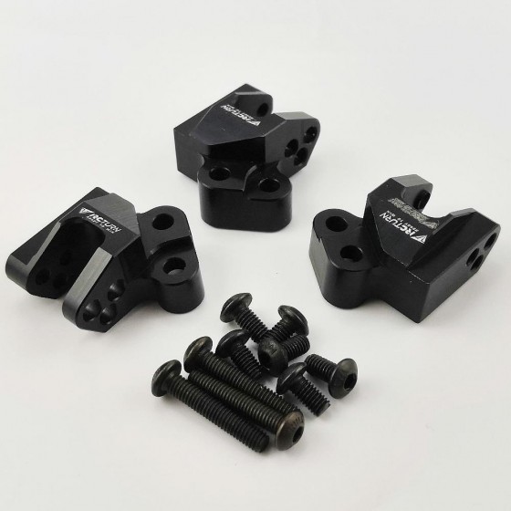 Aluminum Suspension Links Mount for SCX10 III - Black