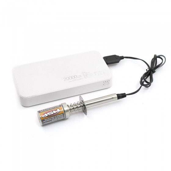 HSP Nitro Starter with Glow Plug Igniter & USB Battery Charger  (1.2V / 1800mAh)  (2.5 ~ 3h / 500mA)