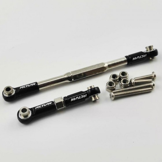 Steering Servo Linkage Set - Black (for WPL D12 Models)