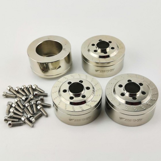 Stainless Steel Wheel Weight for 1.9/2.2 Crawler Wheel (VP wheels) 99g/pc 37x37x21mm 4pcs/set