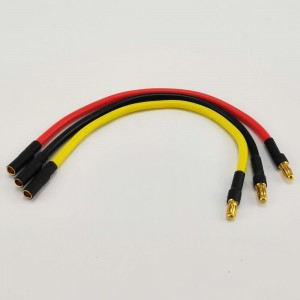 3.5mm Banana Plug ESC to Motor Connector 1M2F 14AWG 135mm  3pc/bag (3pc)