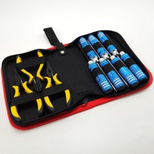 Complete 10 in 1 Classic Tool Bag - Mixed 10pcs Set: Blue