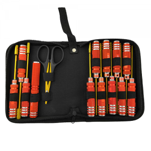 Complete 14in1 Classic Tool Bag - Red Set 14pcs: Orange