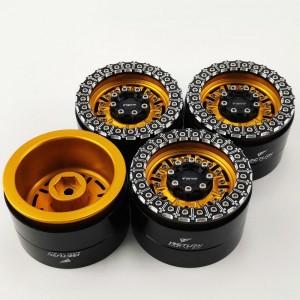 2.2'' Aluminum Beadlock Crawler Wheels 4pcs - Knight Sword