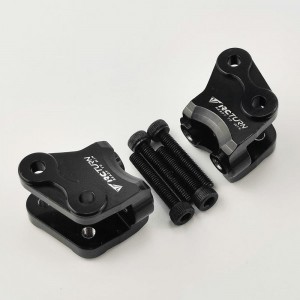 Alloy Lower Link Mount Set for RBX10 Ryft 1/10 Rock Crawler - Black