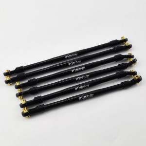 Alloy Crawler Wheelbase Links Set - Black for RBX10 Ryft