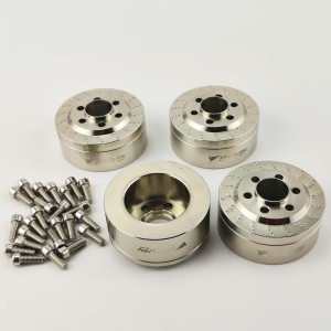 Stainless Steel Wheel Weight for 1.9/2.2 Crawler Wheel (VP wheels) 83g/pc 37x37x18.5mm 4pcs/set