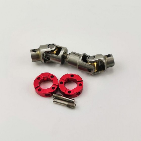43-48mm Stainless Steel Center Driveshaft CVD Set for Tamiya 1/14 RC Tractor Truck 1pc/set Rod Dia: 10mm Middle Dia: 8mm Bore Dia: 4.6mm and other 1/10th Crawler