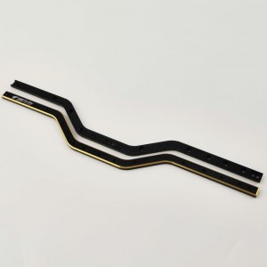 Alloy Frame Rails for SCX24 - Gold Side 2pcs/set