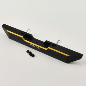 Alloy Rear Bumper Set for SCX24 Jeep Wrangler - Gold Side (Rear Bumper Fairlead Light Buckets)