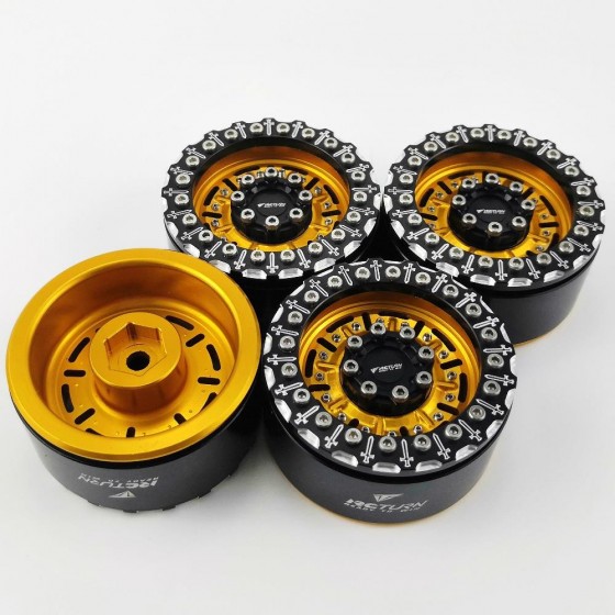 1.9'' Aluminum Beadlock Crawler Wheels 4pcs - Knight Sword 4pcs/set