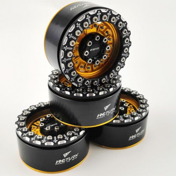 1.9'' Aluminum Beadlock Crawler Wheels 4pcs - Knight Sword 4pcs/set