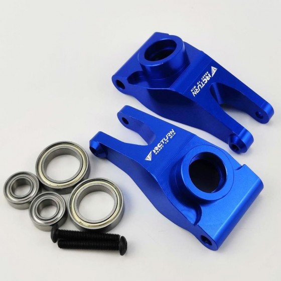 Aluminum Rear Hub Set - Blue For ARRMA 1/10 SENTON (Rear C Hub) 1pair/set