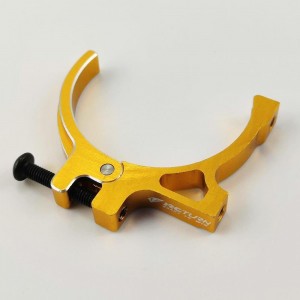 Aluminum Heat Sink for 36mm Motor - Gold (Cooling Fan Mount Set for 30x30mm fans)