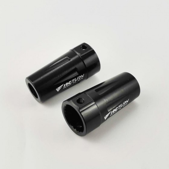 Alloy Rear Lockout - Black for Axial Wraith / RR10 (Aluminum Straight AXLE Adapter) 1pair/set