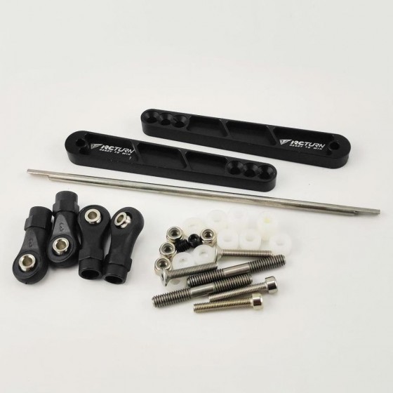 Alloy Anti Roll Bar Set - Black for Axial Wraith / RR10