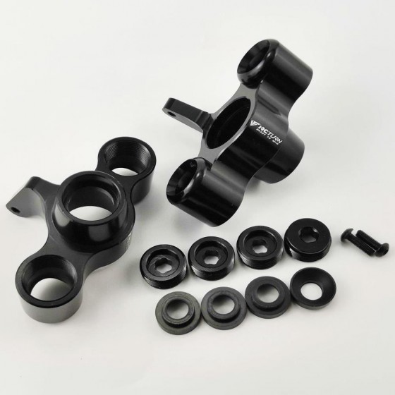 Alloy Knuckle Set - Black for Arrma Karton / Outcas
