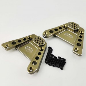 Alloy Rear Shock Tower - Bronze for Axial SCX6 (Aluminum Rear Damper Mount)