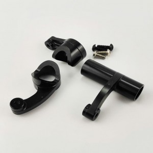 Alloy Steering Set - Black for  Arrma Kraton / Senton / Talion / Typhon / Limitless 