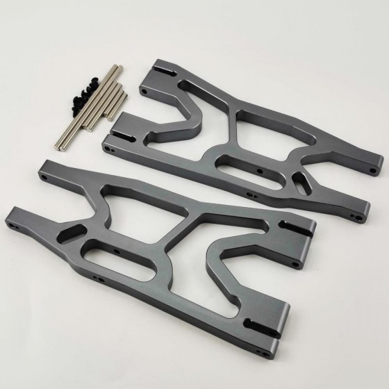 Aluminum Front/Rear Down Suspension Arms - Ti-color for TRAXXAS 1/5 X-MAXX 77076-4