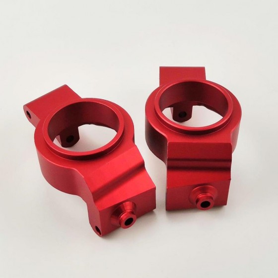 Aluminum Spindle Carrie - Red for TRAXXAS 1/5 X-MAXX 77076-4