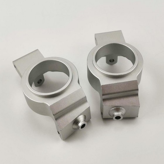 Aluminum Spindle Carrier Set - Silver for TRAXXAS 1/5 X-MAXX 77076-4