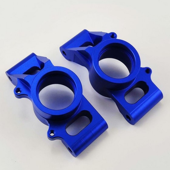 Aluminum Rear Hub Set - Blue for TRAXXAS 1/5 X-MAXX 77076-4