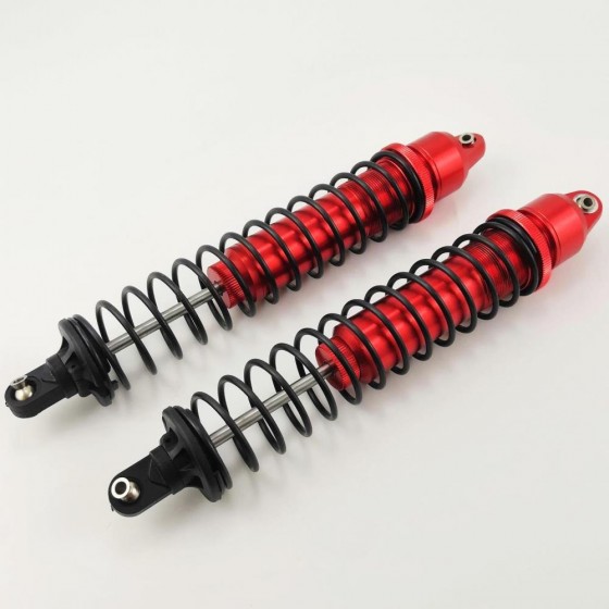 Aluminum Shock Set - Red 232mm for TRAXXAS 1/5 X-MAXX 77076-4