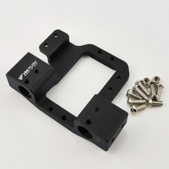 Aluminum Servo Relocation / Front Bumper Mount for Redcat GEN8 - Black