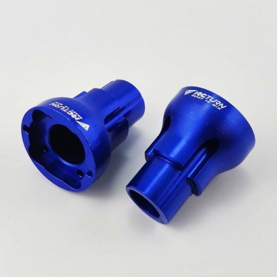Alloy Rear C Hub Set -  Blue  for TEAM LOSI LMT 4WD (Aluminum Rear Knuckle Arm) 1pair/set