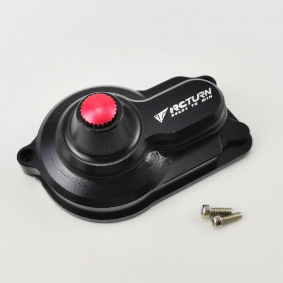 Alloy Motor Gear Cover - Black  for TEAM LOSI MINI-T 2.0 2WD (Aluminum Rear Main Gear Cover)