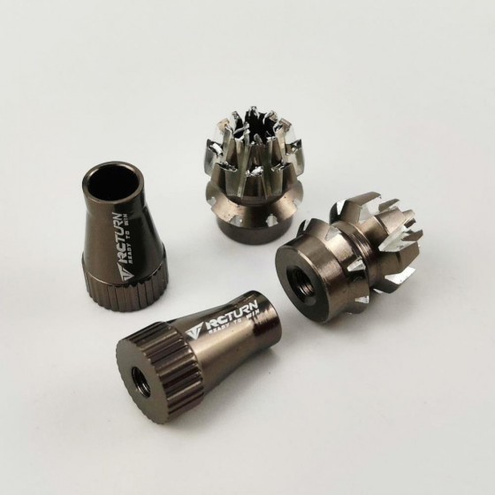Alloy RC Transmitter Stick Ends for Futaba / DJI Phantom 3/4 / Inspire - TiColor Bore: M3 (Anti-slipping Cap / Control Rocker)