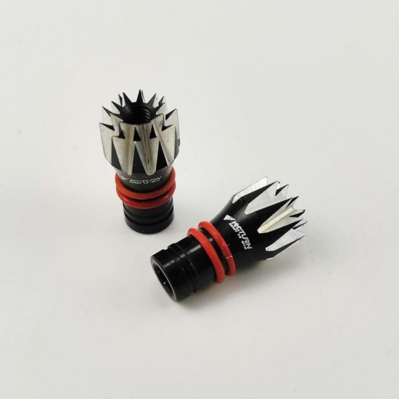 Alloy RC Transmitter Stick Ends for FUTABA14SG - Black Bore: M3 Height: 19mm (Anti-slipping Cap / Control Rocker)
