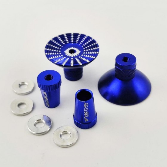 Alloy RC Transmitter Stick Ends for Futaba / DJI Phantom 3/4 / Inspire1 / M100 - Blue Bore: M3 (Anti-slipping Cap / Control Rocker)
