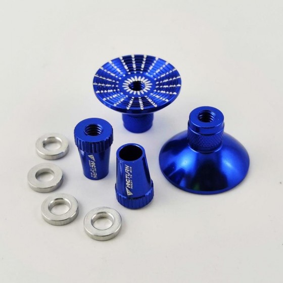 Alloy RC Transmitter Stick Ends for Futaba / DJI Phantom 3/4 / Inspire1 / M100 - Blue Bore: M4 (Anti-slipping Cap / Control Rocker)