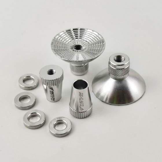 Alloy RC Transmitter Stick Ends for Futaba / DJI Phantom 3/4 / Inspire1 / M100 - Silver Bore: M4 (Anti-slipping Cap / Control Rocker)
