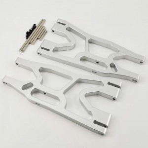 Aluminum Front/Rear Down Suspension Arms - Silver for TRAXXAS 1/5 X-MAXX 77076-4