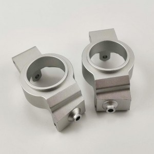 Aluminum Spindle Carrier Set - Silver for TRAXXAS 1/5 X-MAXX 77076-4