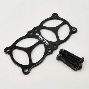 Aluminum Mount for 30x30mm Twin Fans - Black