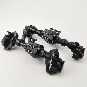 Alloy Portal Axle Housing for TRX4 - Front&Rear Black