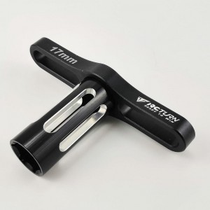 17mm Hex Nuts Wrench - Black | Aluminium 17mm Wheel Nut Wrench Socket