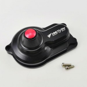 Alloy Motor Gear Cover - Black  for TEAM LOSI MINI-T 2.0 2WD (Aluminum Rear Main Gear Cover)