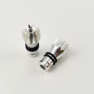 Alloy RC Transmitter Stick Ends for FUTABA14SG - Silver Bore: M3 Height: 19mm (Anti-slipping Cap / Control Rocker)
