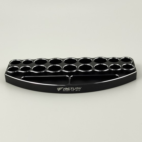 18 Holes Aluminum RC Tool Stand for Screwdrivers 188x78.5x18mm 18 Holes: 14mm*8 / 18.5mm*10