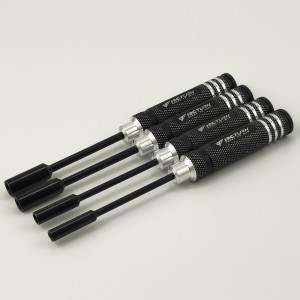 Black Classic Nut Drivers Set -  Black Head 4pcs RTT11022A: Box4.0 x 180mm RTT11022B: Box5.5 x 180mm RTT11022C: Box7.0 x 180mm RTT11022D: Box8.0 x 180mm 4pcs/set
