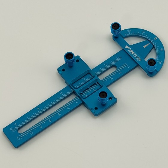 Alloy RC Shock Synchronizer – Premium RC Shock Spring Tool for 1/8, 1/10 & 1/16 Scale Cars (Sky Blue, Up to 120mm)