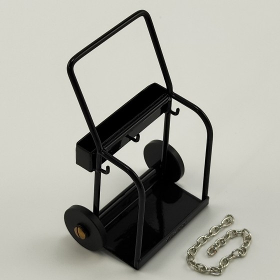 RC Scale Tool Service Cart for 1/10 Garage Accessories - Black 110g 45*70*108mm